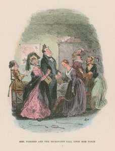 Illustration til Martin Chuzzlewit af Hablot Knight Browne