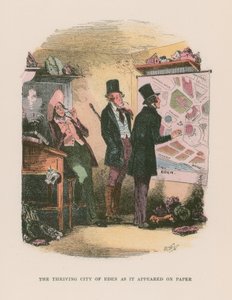 Illustration til Martin Chuzzlewit af Hablot Knight Browne