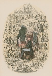 Illustration til Martin Chuzzlewit af Hablot Knight Browne