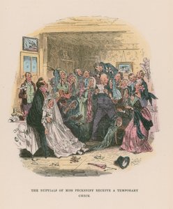 Illustration til Martin Chuzzlewit af Hablot Knight Browne