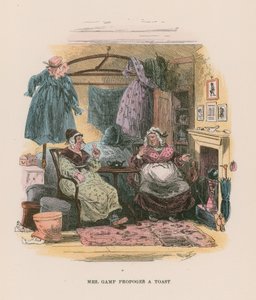 Illustration til Martin Chuzzlewit af Hablot Knight Browne