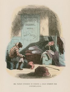 Illustration til Martin Chuzzlewit af Hablot Knight Browne