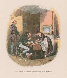 Illustration til Martin Chuzzlewit af Hablot Knight Browne