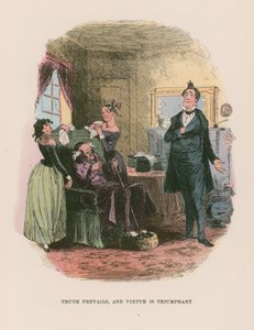 Illustration til Martin Chuzzlewit af Hablot Knight Browne