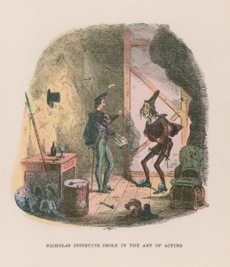 Illustration til Nicholas Nickleby af Hablot Knight Browne