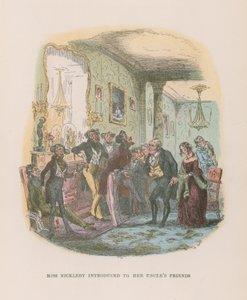 Illustration til Nicholas Nickleby af Hablot Knight Browne