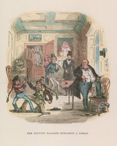 Illustration til Nicholas Nickleby af Hablot Knight Browne