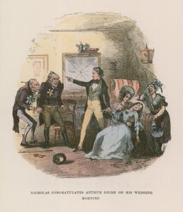 Illustration til Nicholas Nickleby af Hablot Knight Browne