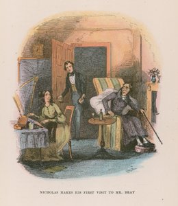 Illustration til Nicholas Nickleby af Hablot Knight Browne