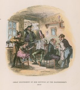 Illustration til Nicholas Nickleby af Hablot Knight Browne