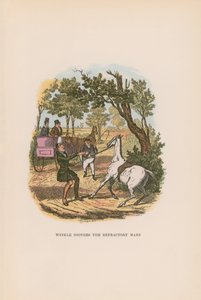 Illustration til Pickwick Papers af Hablot Knight Browne