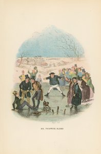 Illustration til Pickwick Papers af Hablot Knight Browne