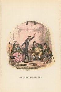 Illustration til Pickwick Papers af Hablot Knight Browne