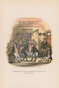 Illustration til Pickwick Papers af Hablot Knight Browne