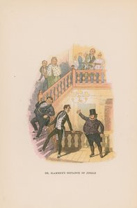 Illustration til Pickwick Papers af Hablot Knight Browne