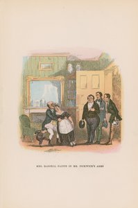 Illustration til Pickwick Papers af Hablot Knight Browne