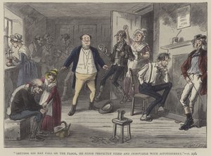 Illustration til Pickwick Papers af Hablot Knight Browne