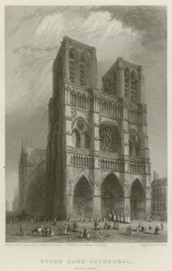 Notre Dame-katedralen, vestfronten af Hablot Knight Browne