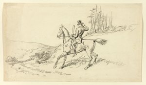 Rytter Reining i Hest af Hablot Knight Browne