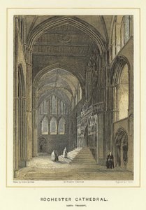 Rochester Cathedral, nordlige tværskib af Hablot Knight Browne