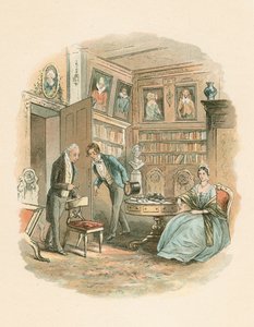 Scene fra Bleak House af Charles Dickens, 1852-1853