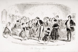 The Dancing School, illustration fra 
