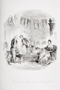Den gamle mand med navnet Tulkinghorn, illustration fra 