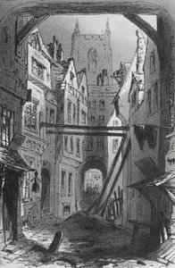 Tom helt alene, illustration fra 
