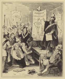 Fagforeningsfolk indledes af Hablot Knight Browne