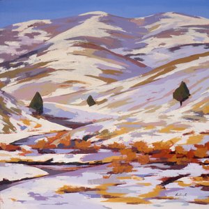 March Melody, ca. 2025 (olie på lærred) af Hadley Rampton