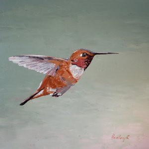 Red Barron, ca. 2025 (olie på panel) af Hadley Rampton