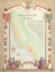 Kort: California Land Grant Study af Hal Blakeley