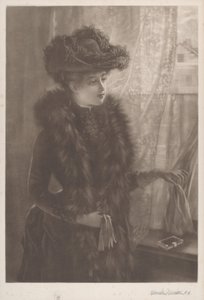 Uden titel (Lady in Furs) af Hamilton Hamilton