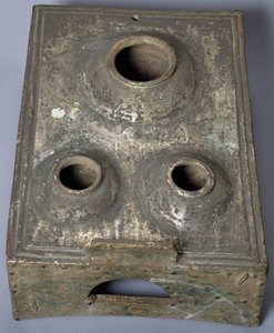 Miniature komfur, Kina. Kinesisk civilisation, Han-dynastiet, 3. århundrede f.Kr.-3. århundrede e.Kr. (metal)