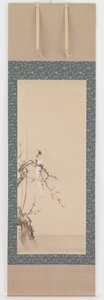 Fugle- og blommeblomster, Edo-periode, slutningen af 1600-tallet. af Hanabusa Itcho