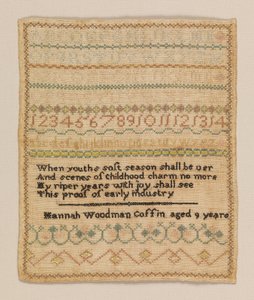 Prøvetager af Hannah Woodman Coffin