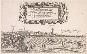 Panoramaudsigt over Nürnberg: højre del, 1552.