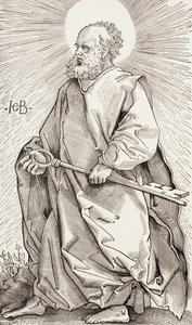 St. Peter holder Himmerigets nøgler af Hans (after) Baldung Grien