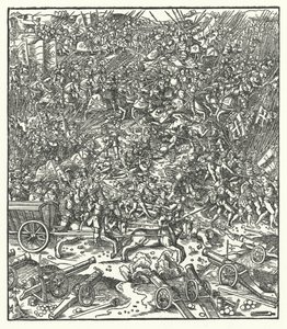 Slaget ved Guinegate, Frankrig, 7. august 1479 (gravering)