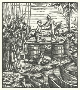 Henrettelse af lederne af et oprør mod ærkehertug Maximilians styre i Flandern af Hans (after) Burgkmair