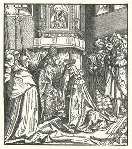 Pave Nicholas V kronede Frederik III til den hellige romerske kejser i Rom