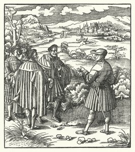 Den hellige romerske kejser Maximilian I, ca. 1496 (gravering) af Hans (after) Burgkmair