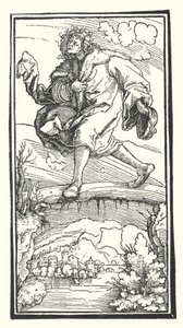 Træsnit fra De Remediis Utriusque Fortunae (Remedies for Fortune Fair and Foul) af Petrarch (gravering) af Hans (after) Burgkmair