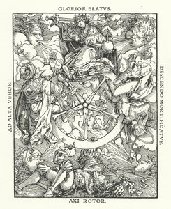 Træsnit fra De Remediis Utriusque Fortunae (Remedies for Fortune Fair and Foul) af Petrarch (gravering) af Hans (after) Burgkmair