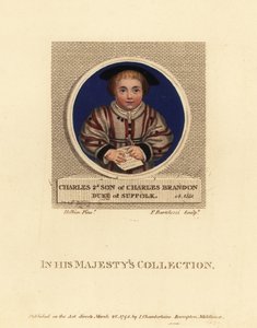 Charles Brandon, 3. hertug af Suffolk af Hans (after) Holbein the Younger