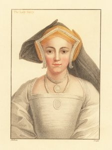 Frances Howard, grevinde af Surrey., 1812 (gravering) af Hans (after) Holbein the Younger