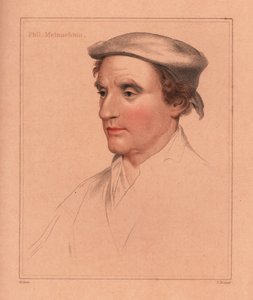 Philip Melanchton eller uidentificeret mand., 1812 (gravering) af Hans (after) Holbein the Younger