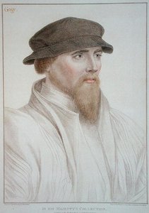 Portræt af John Gaye (d.1557) graveret af Francesco Bartolozzi (1727-1815) 1796 (gravering) af Hans (after) Holbein the Younger
