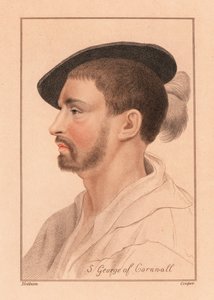 Simon George af Quocoute, Cornwall., 1812 (gravering) af Hans (after) Holbein the Younger