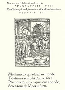 The Charnel House (gravering) af Hans (after) Holbein the Younger